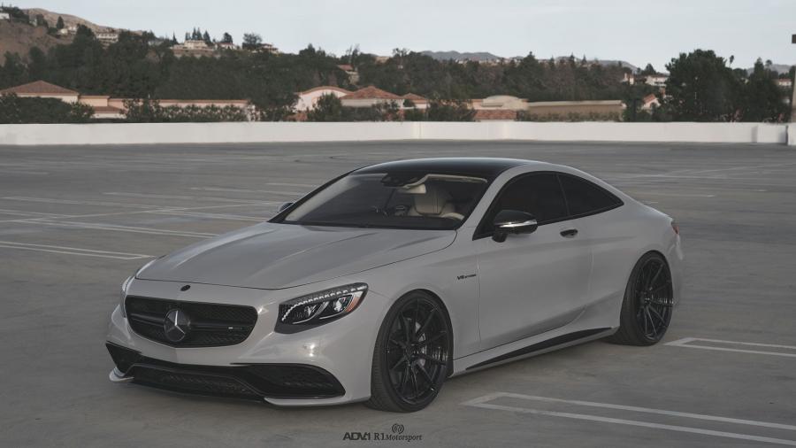 Mercedes-AMG S63 Coupe Nardo Gray by R1 Motorsport on ADV.1 Wheels (ADV10 M.V2 CS) '2017